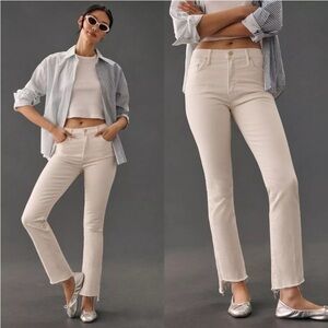 Mother Insider Crop Step Fray